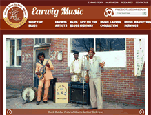 Tablet Screenshot of earwigmusic.com